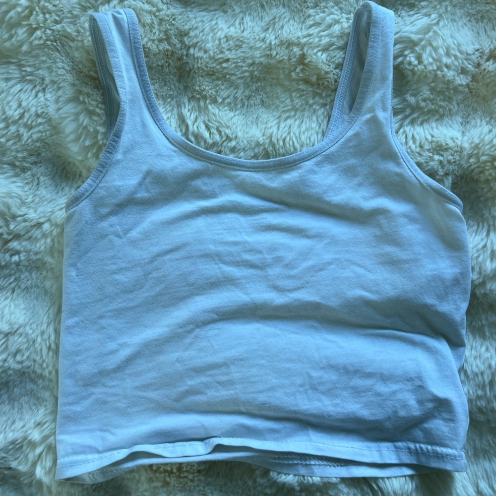 basic white tank - Picture 2 of 2